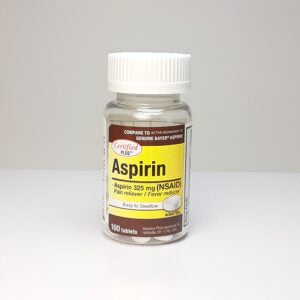 Aspirina 81 mg Analgésico, 100 comprimidos