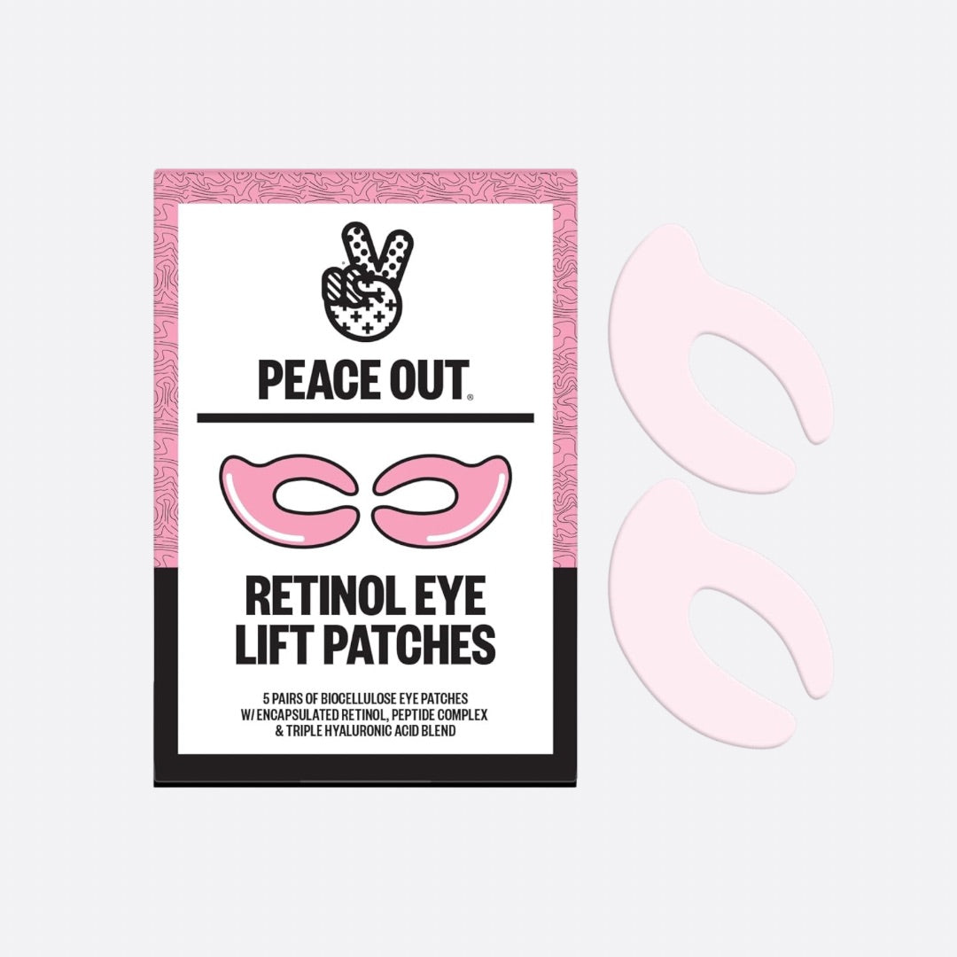 PEACE OUT PARCHES DE ELEVACIÓN DE OJOS DE RETINOL 5 UNIDADES
