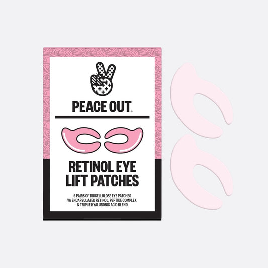 PEACE OUT PARCHES DE ELEVACIÓN DE OJOS DE RETINOL 5 UNIDADES
