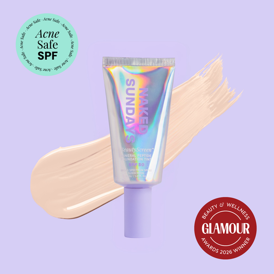 NAKED SUNDAYS | BASE DE MAQUILLAJE CON PÉPTIDOS BEAUTYSCREEN CON SPF 50