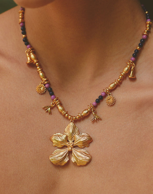 COLLAR ORQUÍDEA