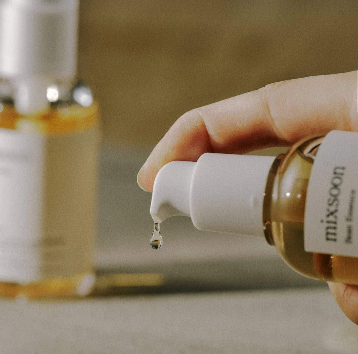 MIXSOON BEAN ESSENCE ESENCIA EXFOLIANTE HIDRATANTE COREANO PIEL DE VIDRIO