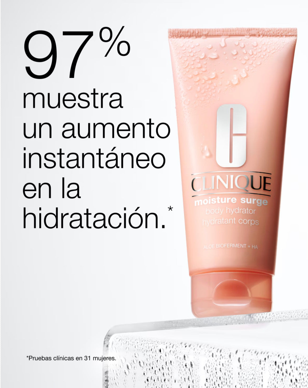 CLINIQUE | MOISTURE SURGE™ BODY HYDRATOR (CREMA CORPORAL EN GEL)