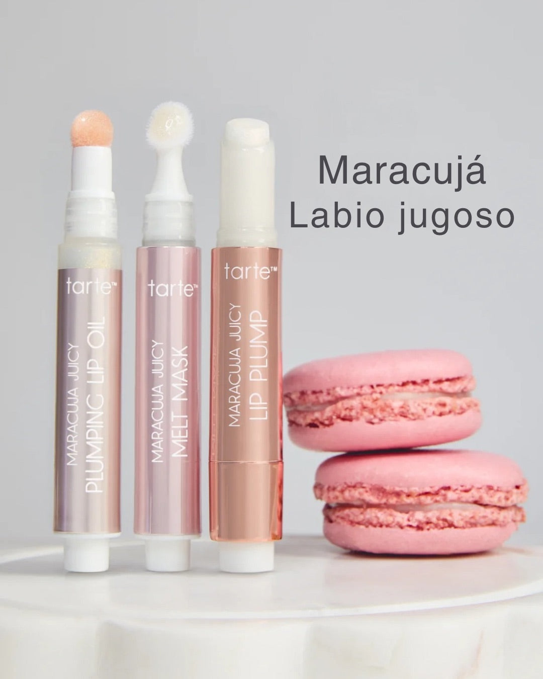 TARTE TRIO DE LABIALES JUGOSOS DE MARACUYÁ LIL' TREATS