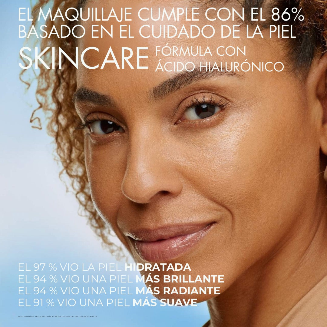 MAKE UP FOR EVER | BASE DE MAQUILLAJE HD SKIN HYDRA GLOW CON ÁCIDO HIALURÓNICO