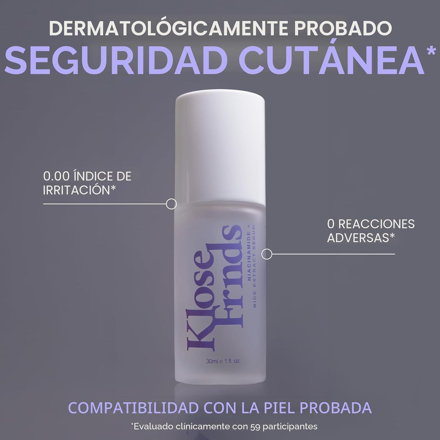 KLOSE FRNDS | SUERO FACIAL DE NIACINAMIDA Y EXTRACTO DE ARROZ
