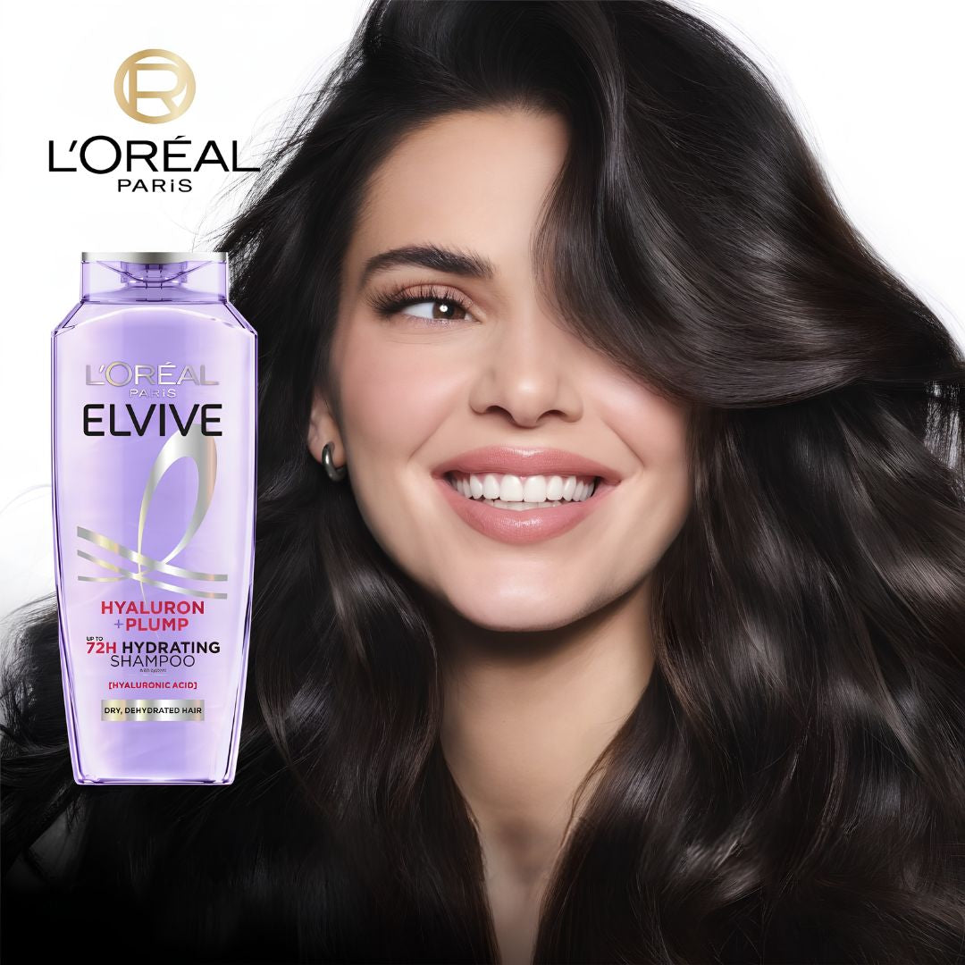 L'ORÉAL PARIS | ELVIVE CHAMPÚ HIDRATANTE VOLUMEN HIALURÓNICO