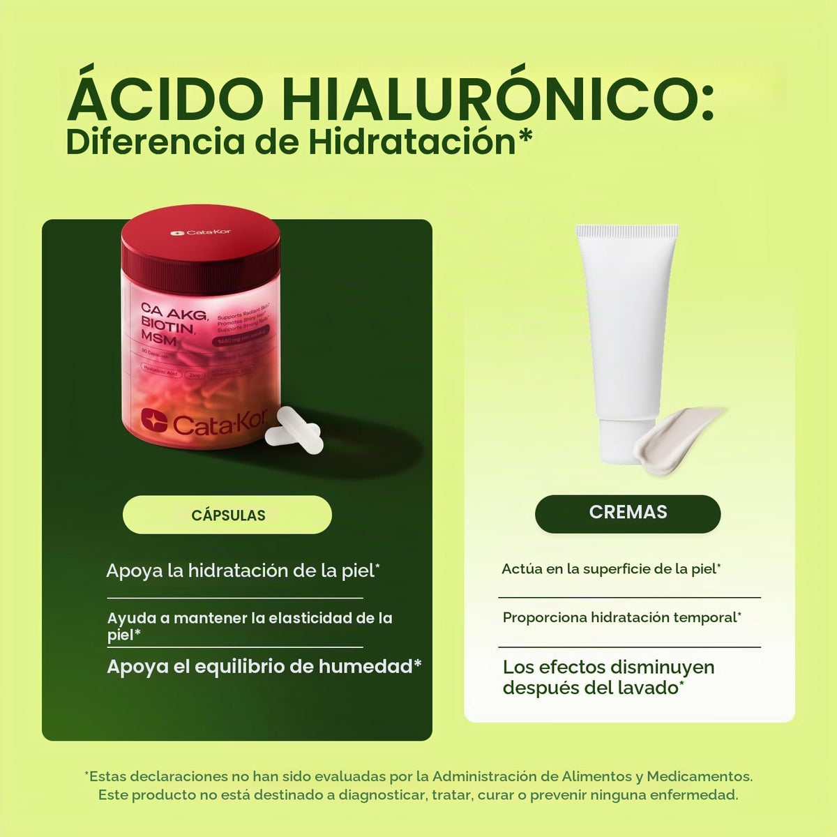 CATA-KOR | VITAMINAS AVANZADAS PARA CABELLO, PIEL Y UÑAS 90 CÁPSULAS  (SUMINISTRO 30 DÍAS)