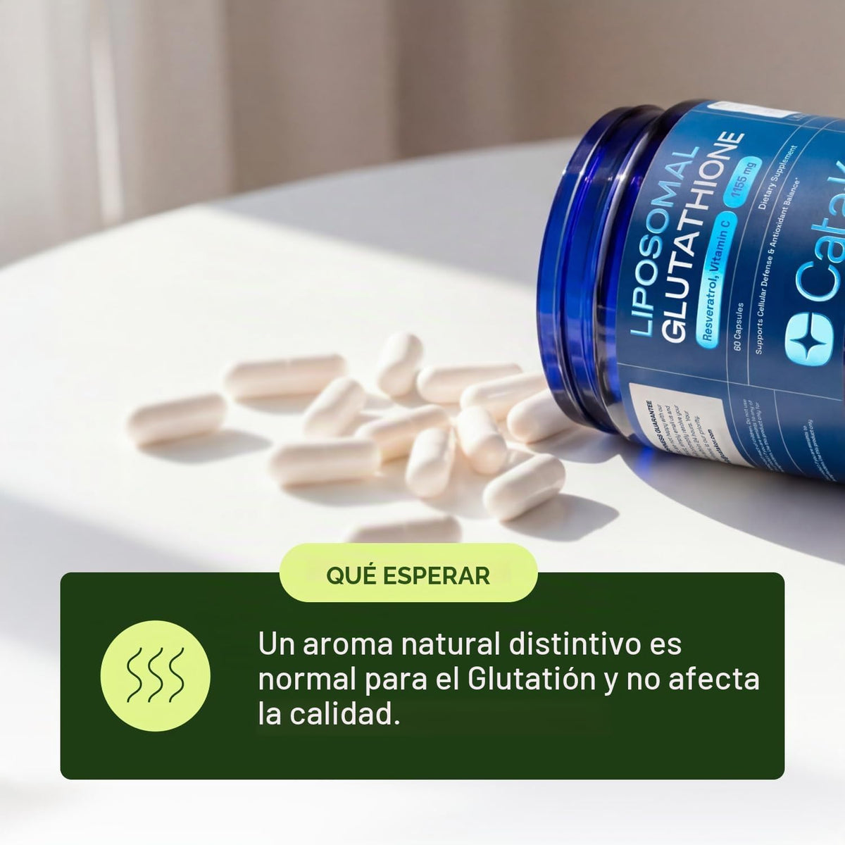CATA-KOR | GLUTATIÓN LIPOSOMAL 1000 MG (60 UNIDADES)