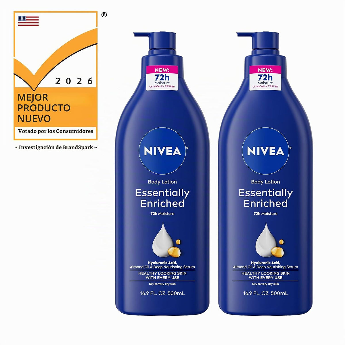 NIVEA | ESSENTIALLY ENRICHED BODY LOTION (LOCIÓN CORPORAL ULTRA NUTRITIVA) 500ML