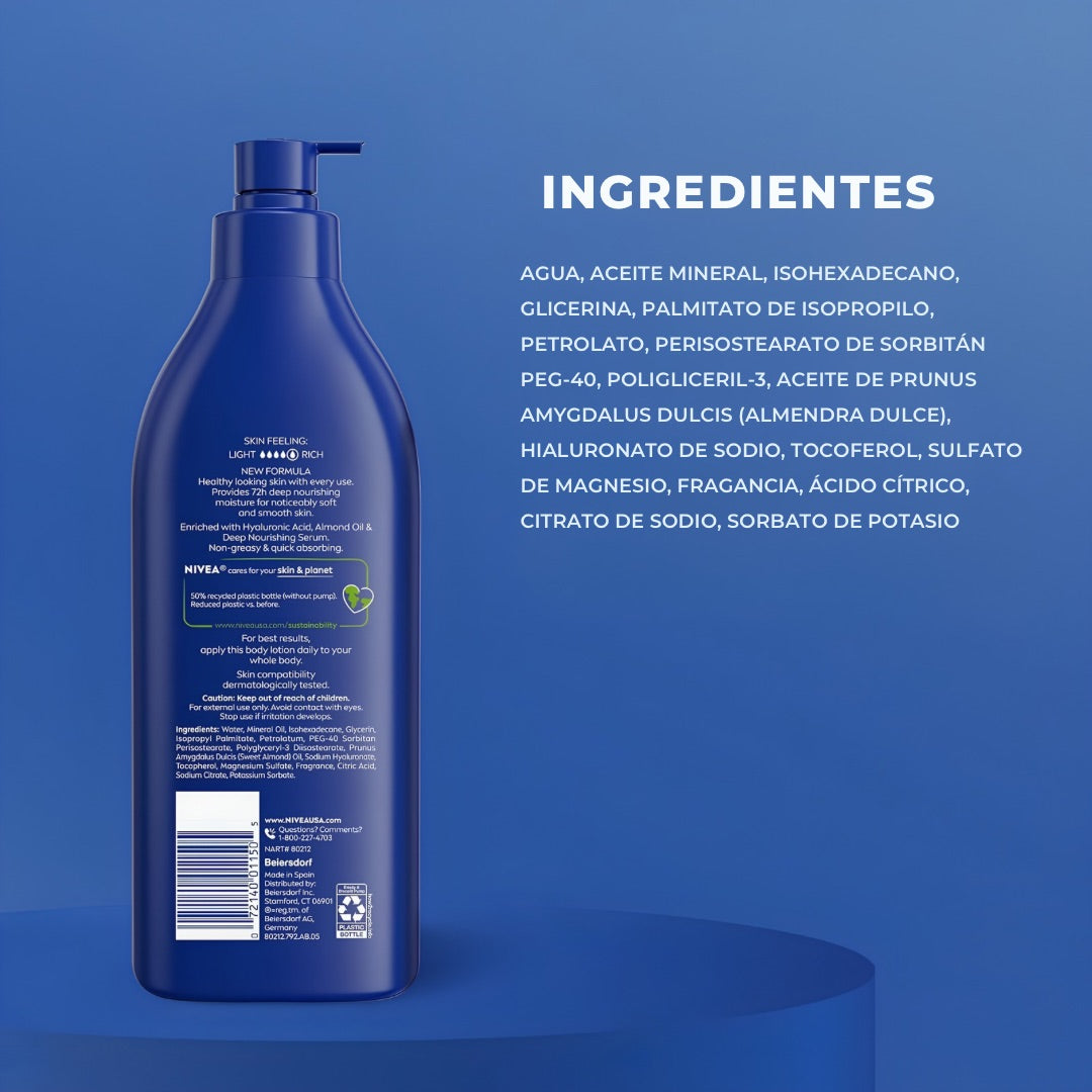 NIVEA | ESSENTIALLY ENRICHED BODY LOTION (LOCIÓN CORPORAL ULTRA NUTRITIVA) 500ML