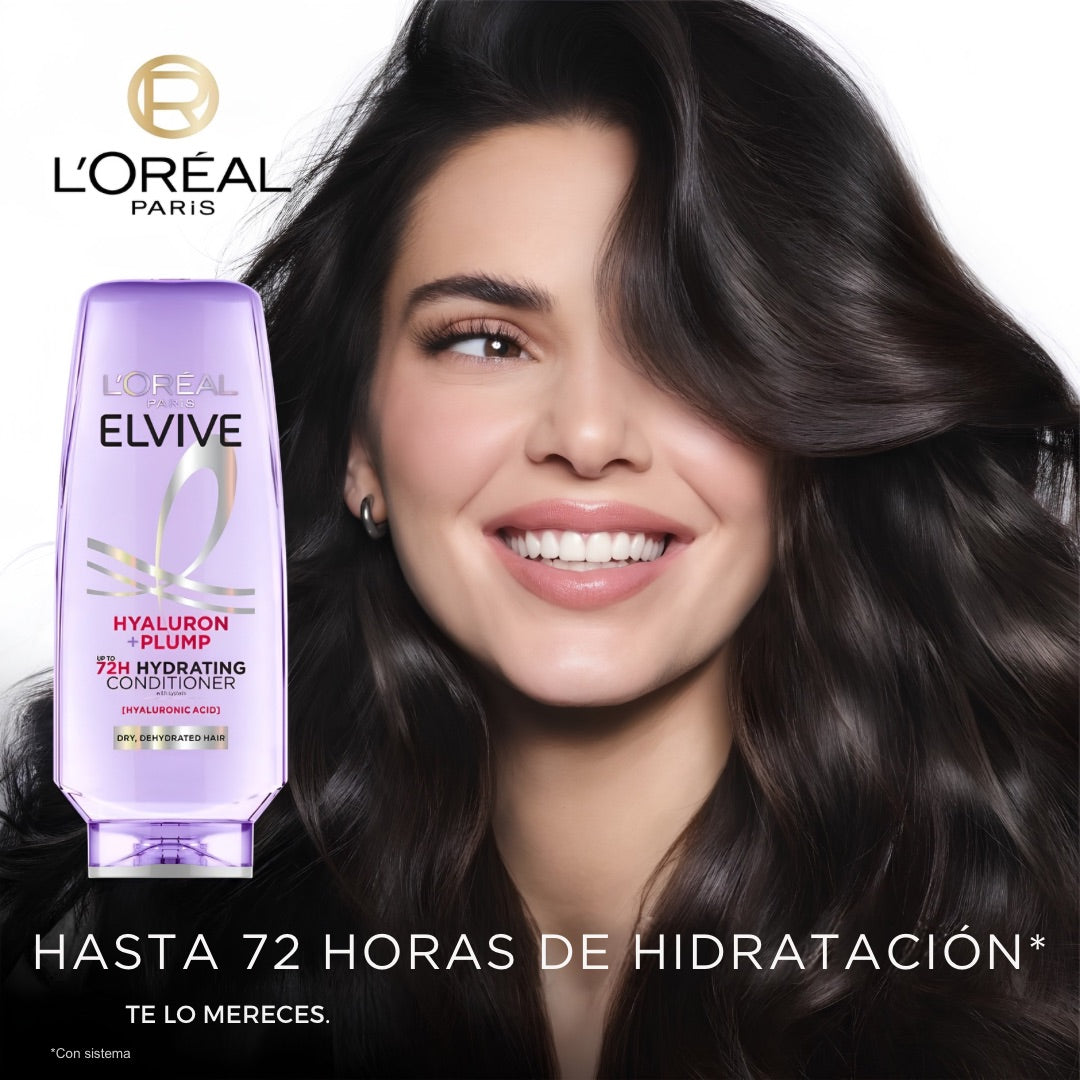 L'ORÉAL PARIS | ELVIVE ACONDICIONADOR HIDRATANTE VOLUMEN HIALURÓNICO