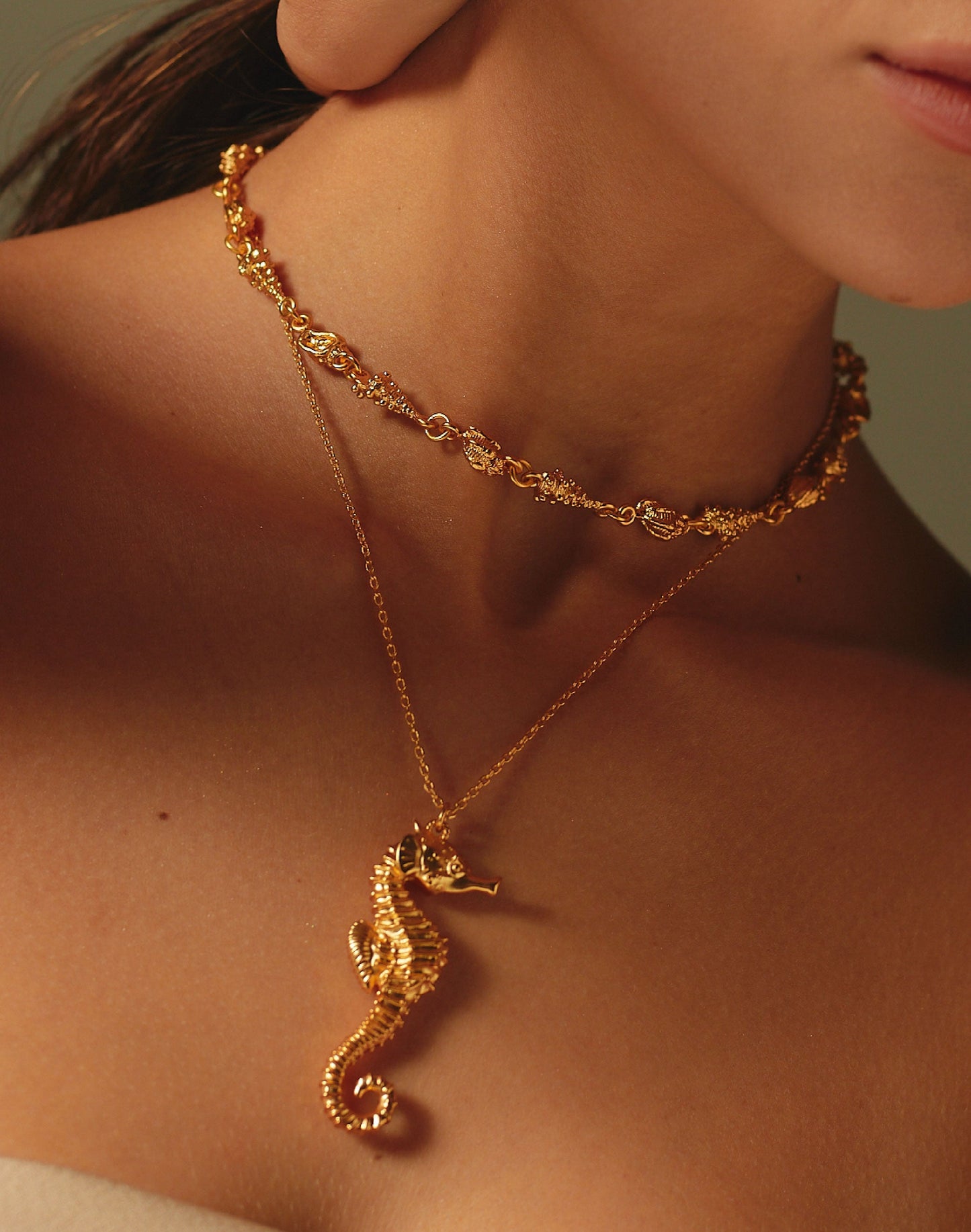SET DE 2 COLLARES CORALES