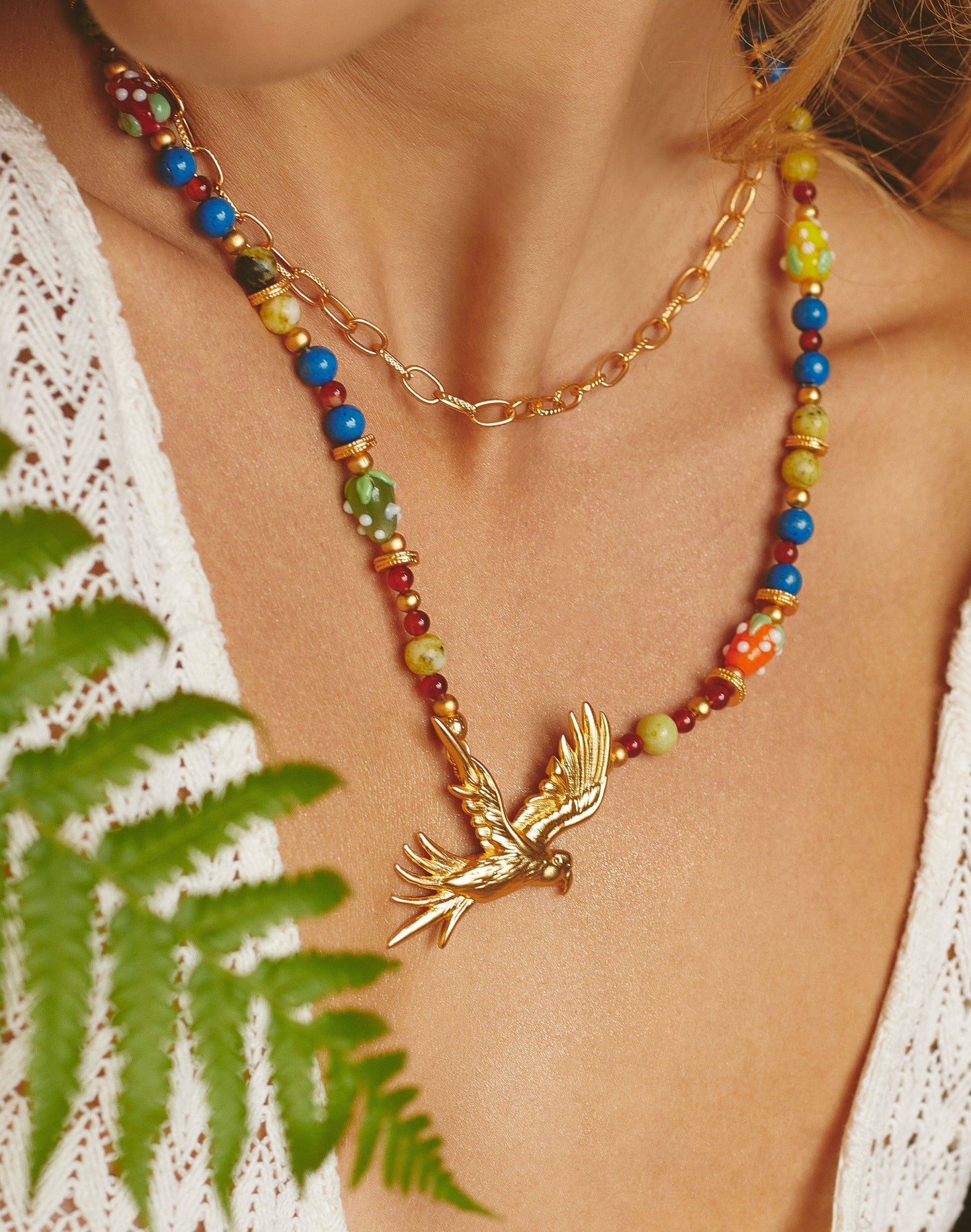 SET DE 2 COLLARES GUACAMAYA