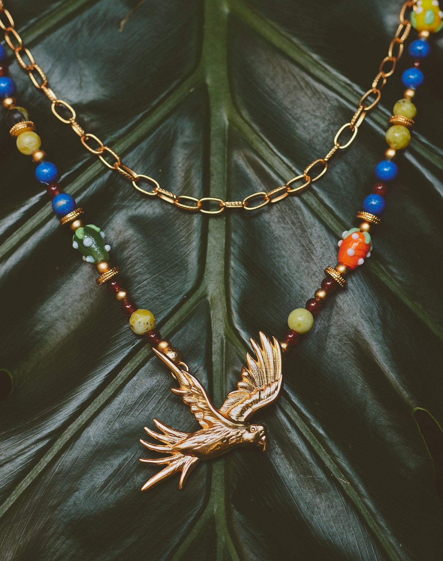 SET DE 2 COLLARES GUACAMAYA