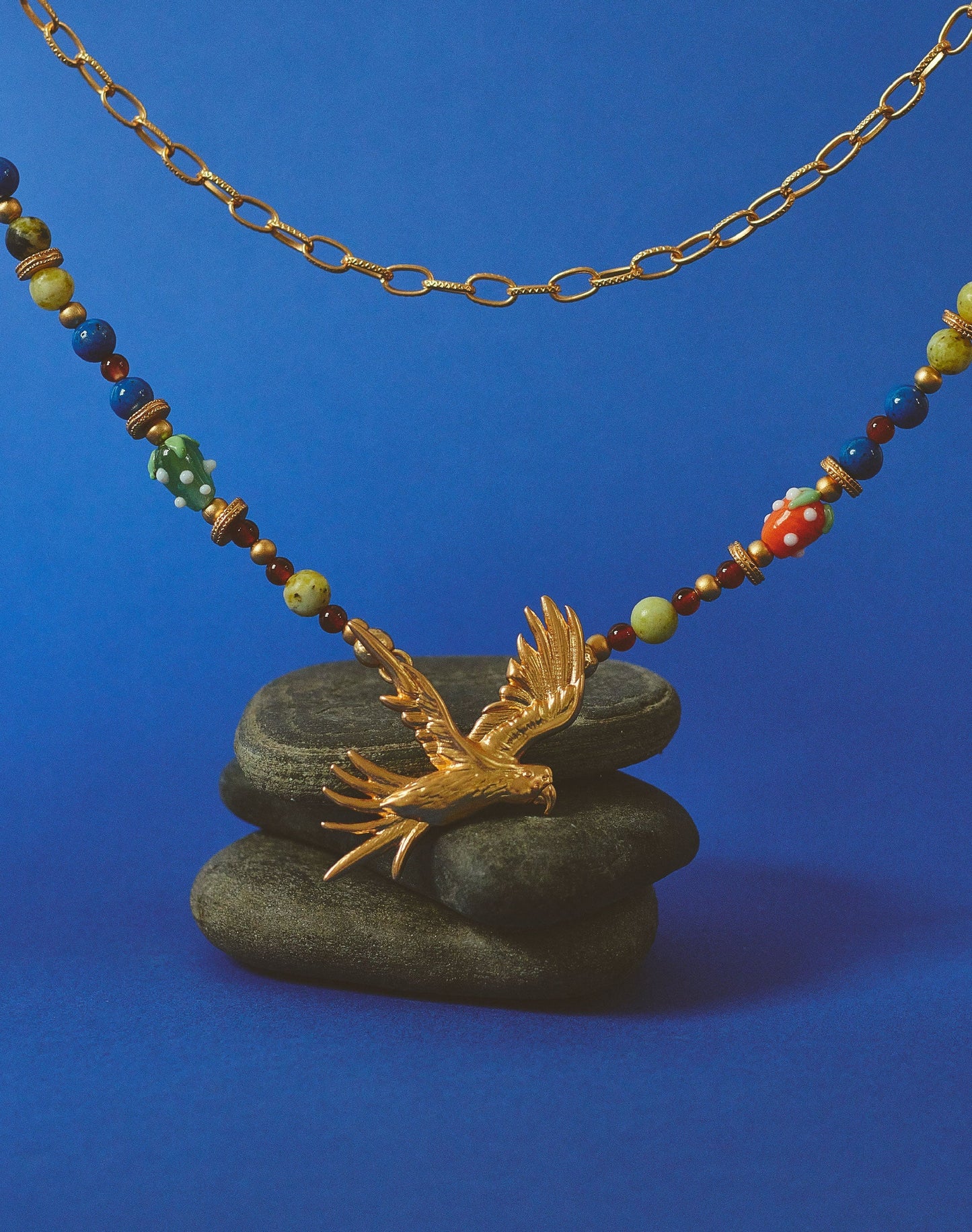 SET DE 2 COLLARES GUACAMAYA