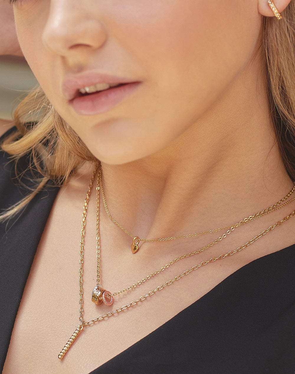 SET DE 3 COLLARES PARIS