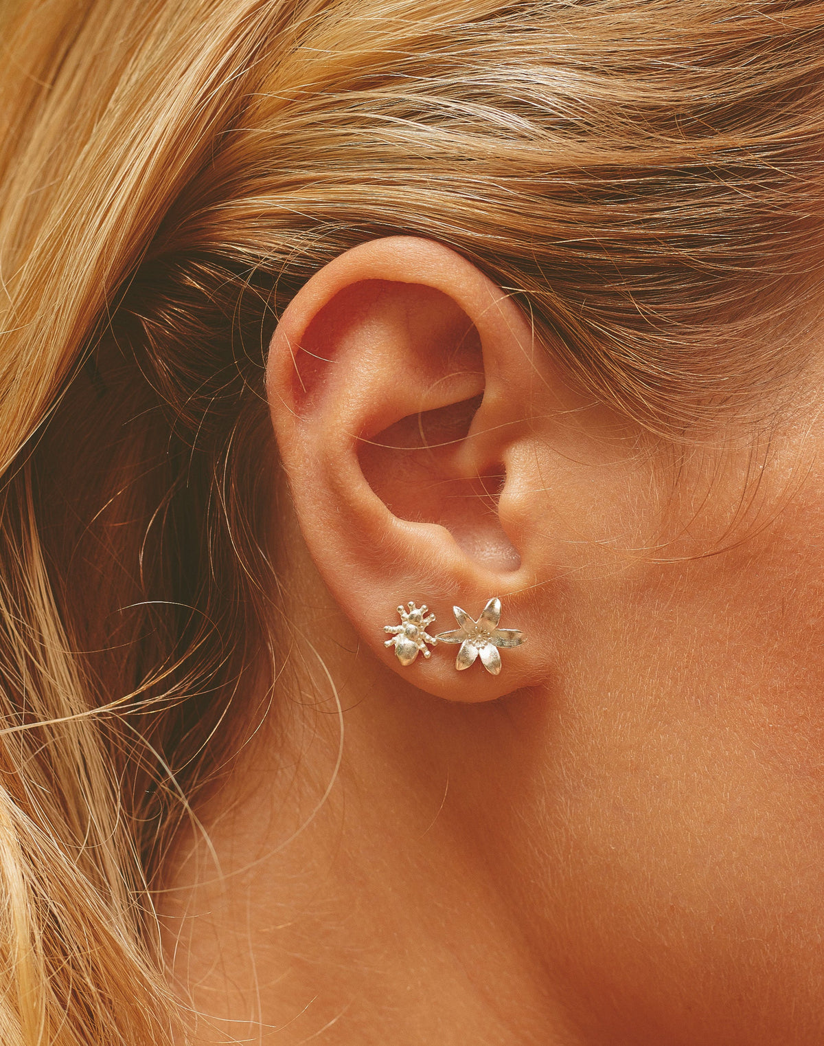 SET DE 5 ARETES BOTÁNICO