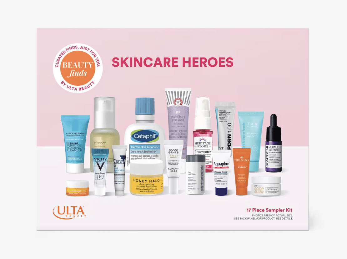 BEAUTY FINDS BY ULTA | SKINCARE HEROES (KIT DE DESCUBRIMIENTO DERMATOLÓGICO)