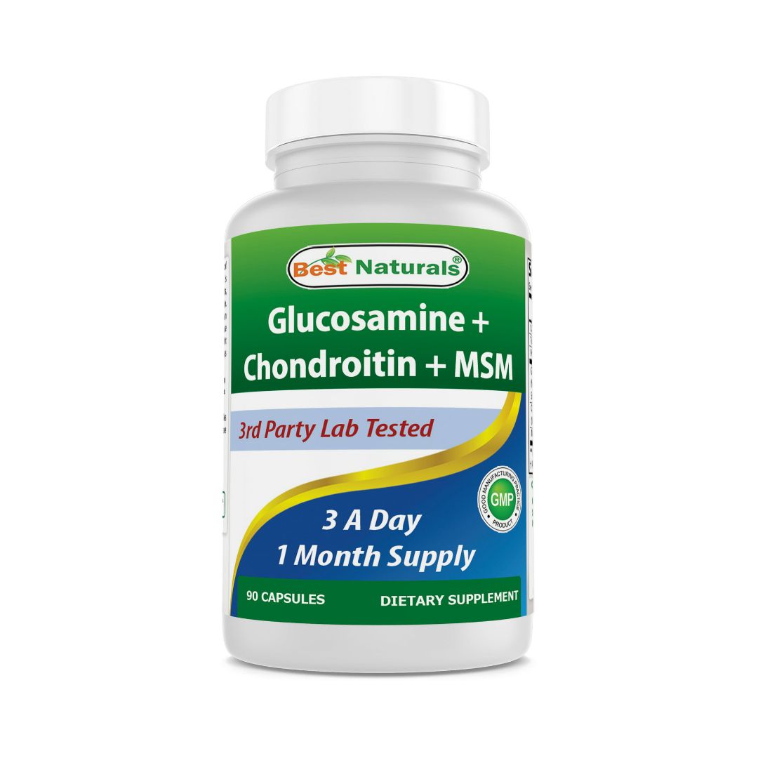 Glucosamina 1100 mg + Chondroitin 1200mg + MSM 300mg 90 Capsulas