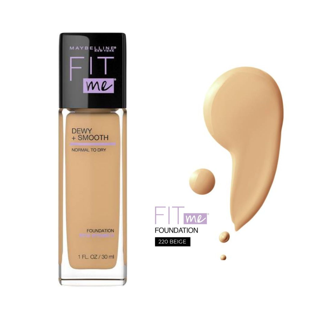 FIT ME® DEWY + SMOOTH FOUNDATION BASE SPF 18