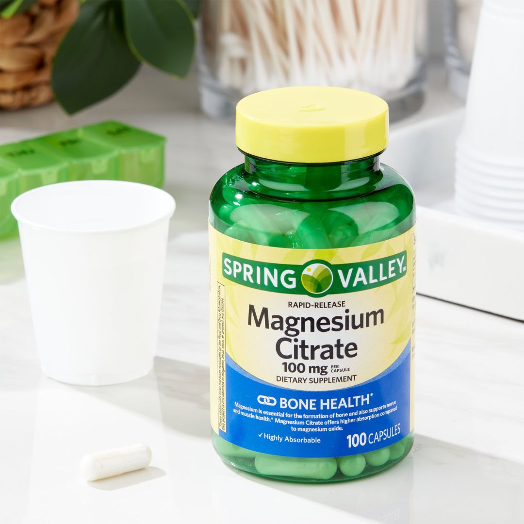 Citrato de Magnesio Spring Valley 100mg