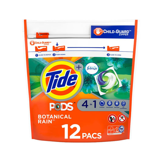 TIDE PODS 4 EN 1 FEBREZE 12 CAPSILAS