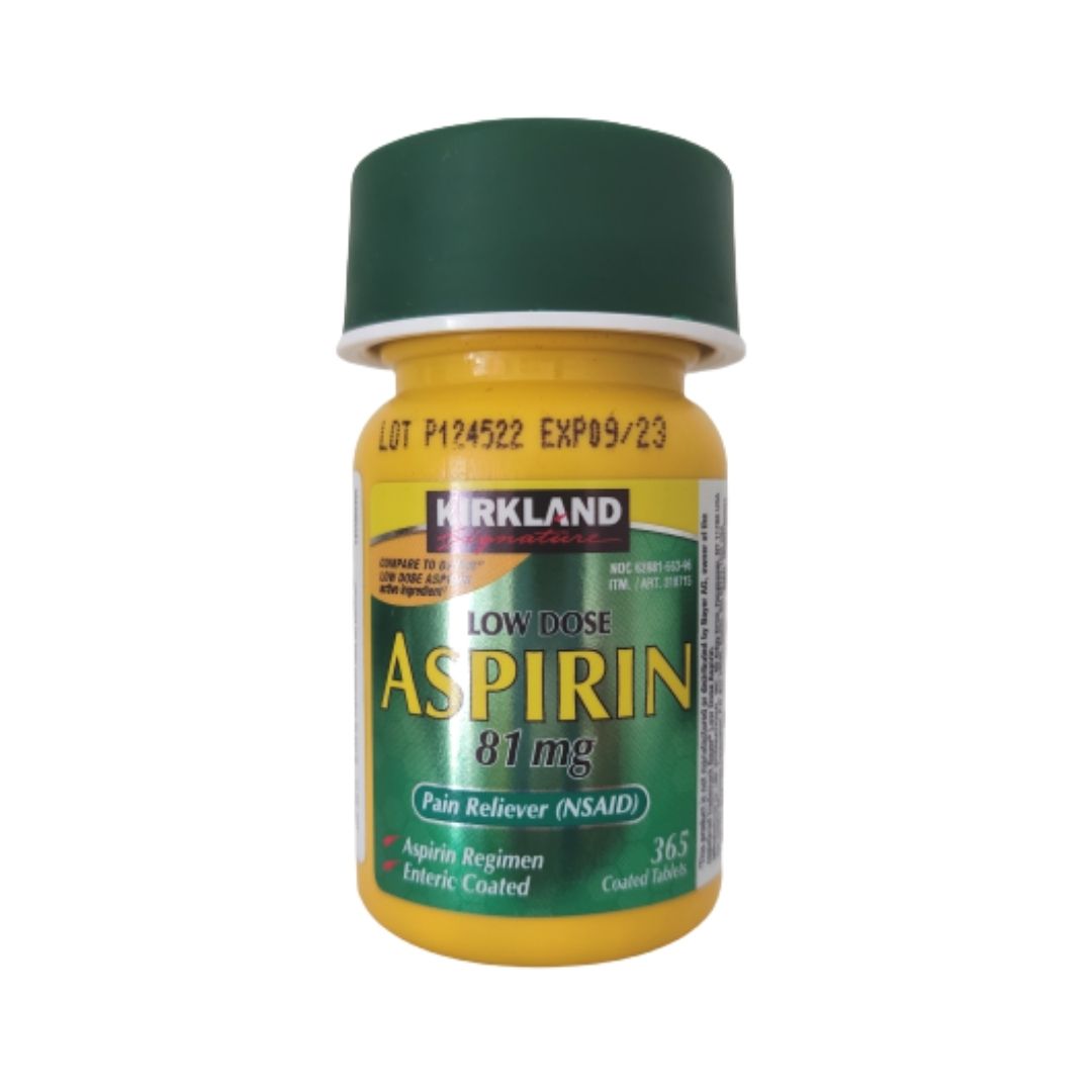 Aspirina 81 mg Analgésico, 365 comprimidos